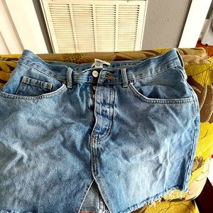 Denim Mini Skirt F21 Size 28